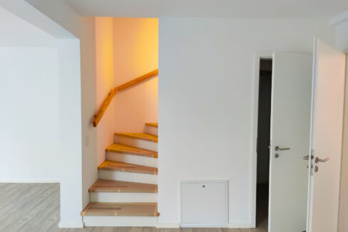 Treppe mit AR EG Musterhaus