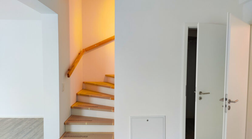 Treppe mit AR EG Musterhaus