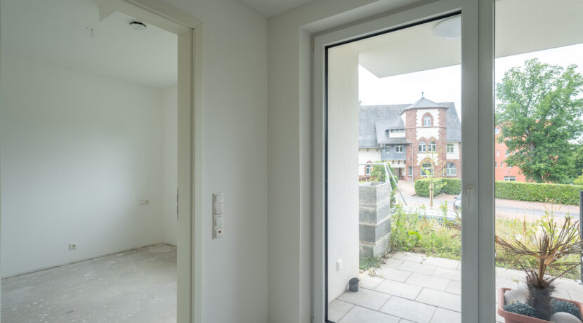 Blick ins Schlafzimmer