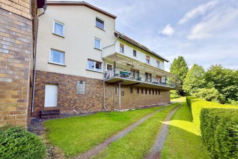 Hintere Gebäudeansicht