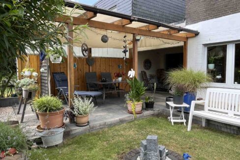 Tolle, überdachte Terrasse