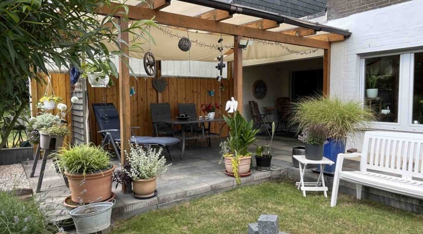 Tolle, überdachte Terrasse