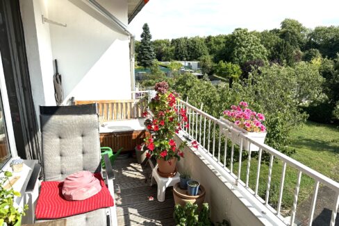 ein Balkon