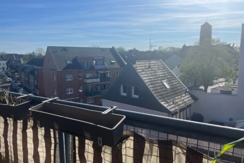 Balkon Aussicht Schnellweider Straße
