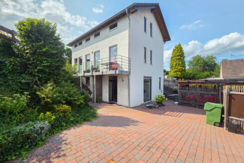 Blick aufs Haus