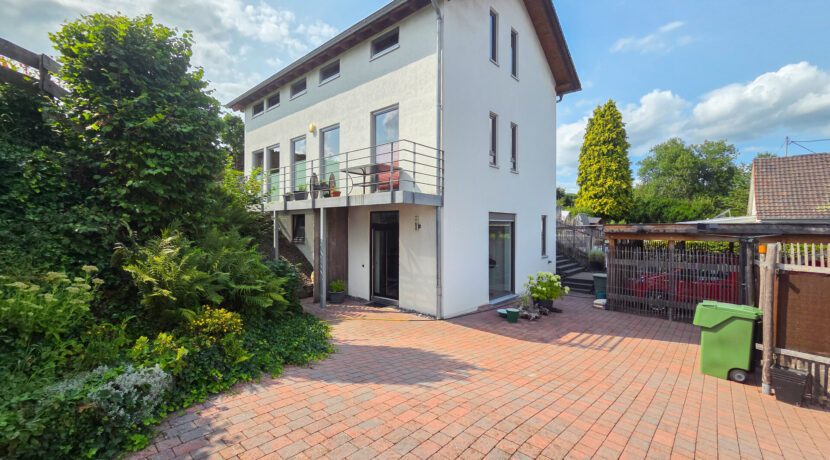 Blick aufs Haus