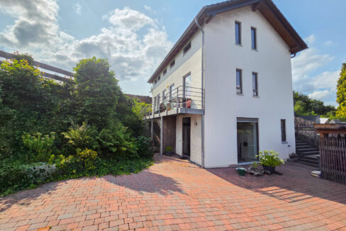 Blick aufs Haus