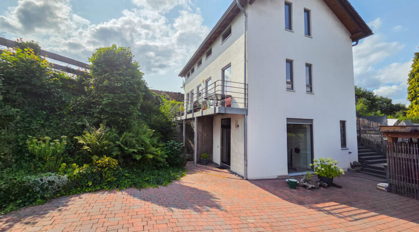 Blick aufs Haus