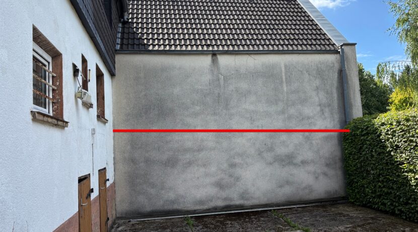Tiefe des möglichen Anbaus
