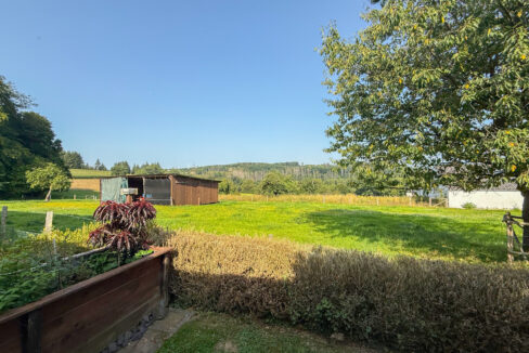 Blick vom Grundstück