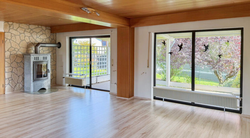 Schöner Blick in den Garten