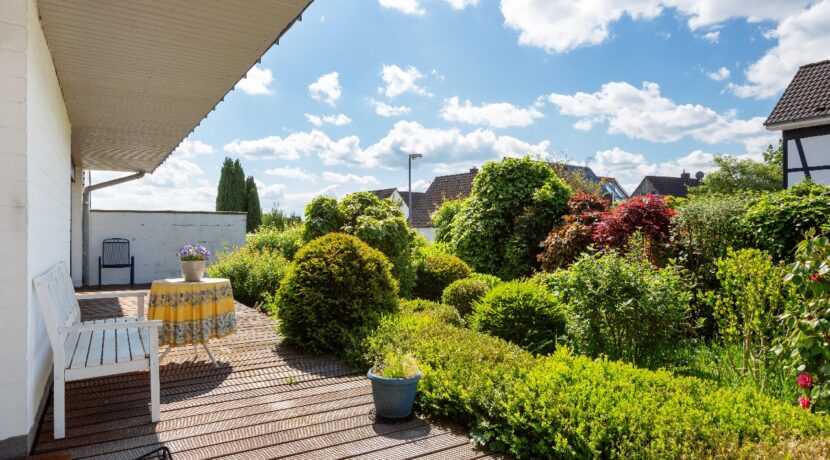 Terrasse am Wohnzimmer
