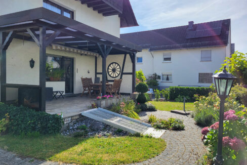 Blick auf die Terrasse