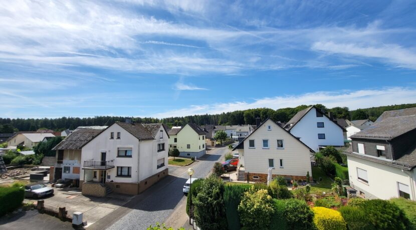 Ausblick vom Balkon