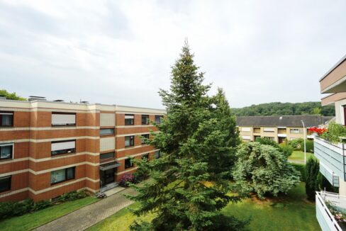 Blick vom Balkon