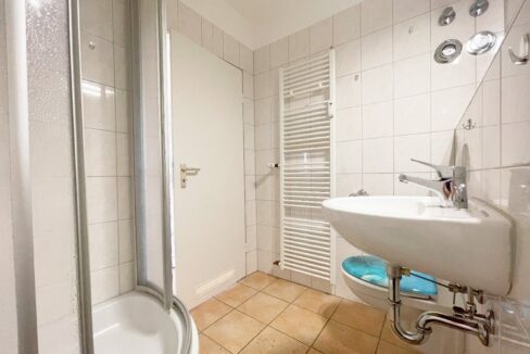 modernisiertes Duschbad