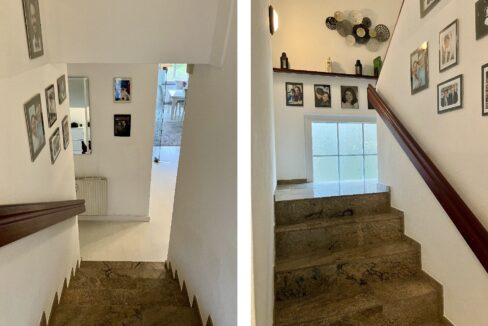 innenliegende Treppe