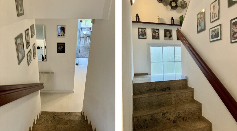 innenliegende Treppe