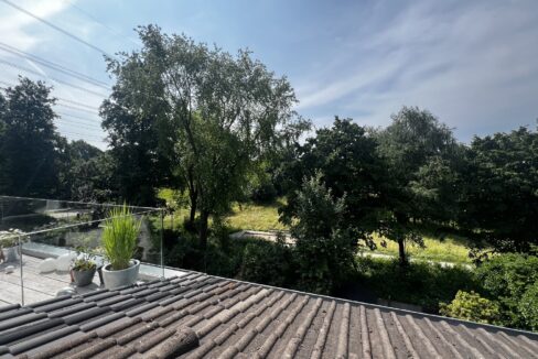 Blick vom Balkon