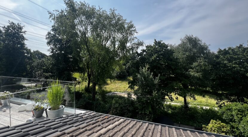 Blick vom Balkon