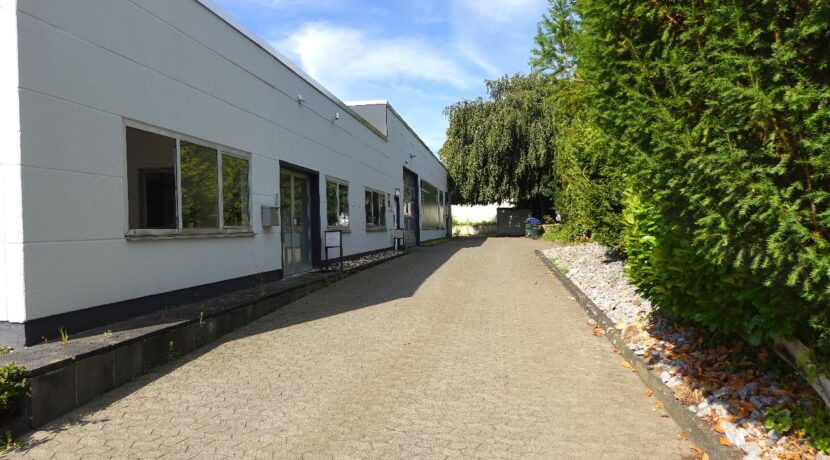 Seitliche Zufahrt