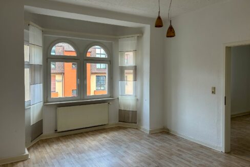 Schlafzimmer mit Erker