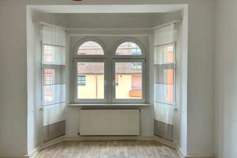 Schlafzimmer mit Erker