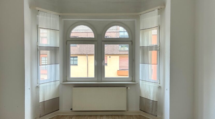 Schlafzimmer mit Erker
