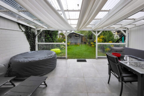 Überdachte Terrasse