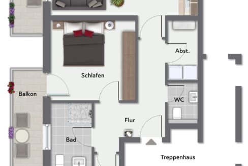 Raumaufteilung