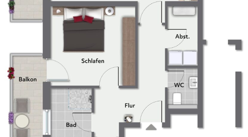Raumaufteilung