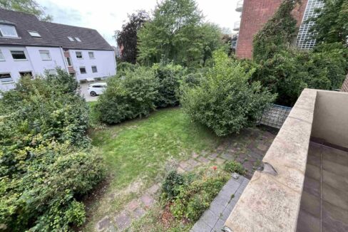 Blick vom Balkon