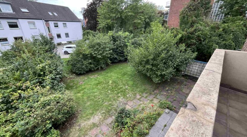 Blick vom Balkon