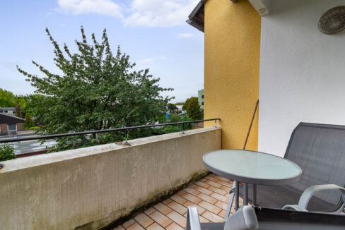 Südwest-Balkon – perfekt für sonnige Auszeiten.