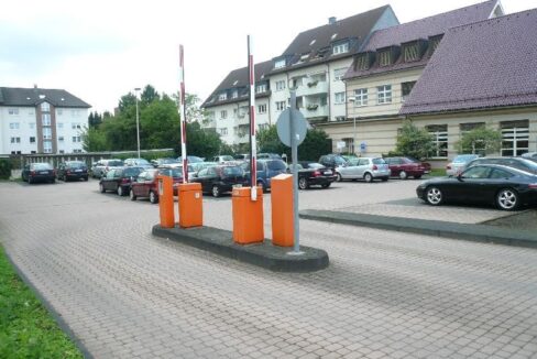 Blick auf den Parkplatz