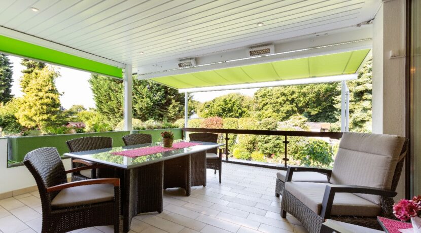 Terrasse am Wohnbereich
