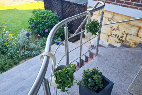 Treppe in den Garten