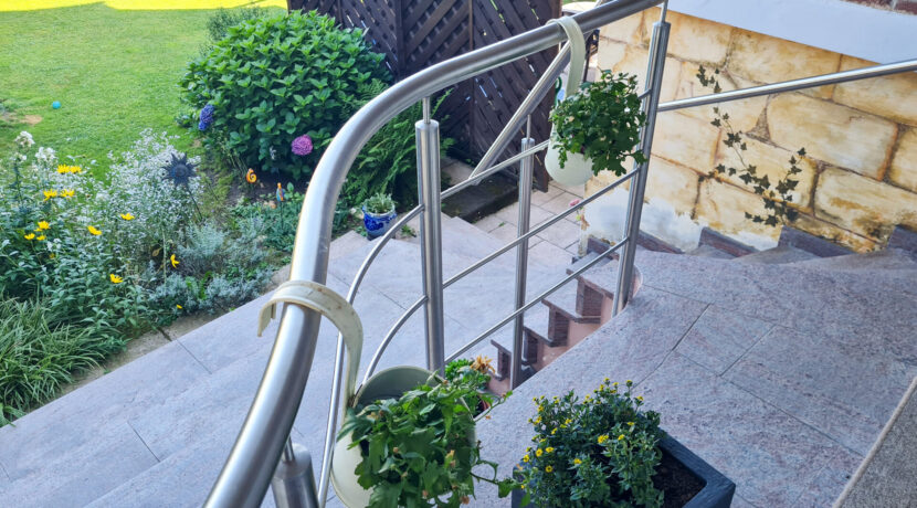 Treppe in den Garten