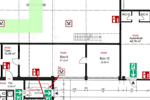 Büro 9,10 und die Teeküche