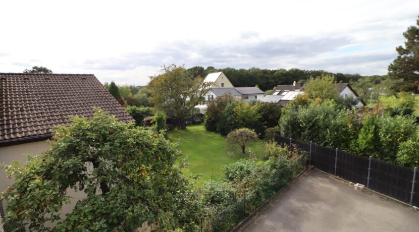 Blick vom Balkon