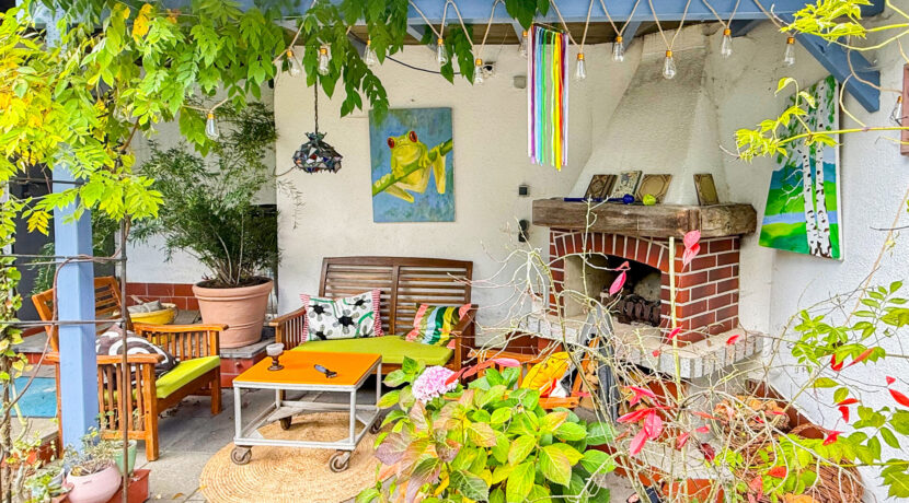 Überdachte Terrasse