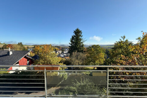 Fernblick vom Balkon