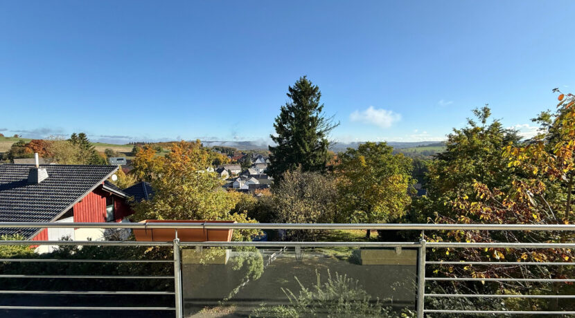 Fernblick vom Balkon