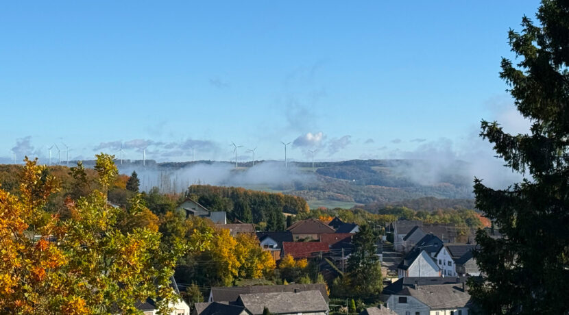 Fernblick vom Balkon