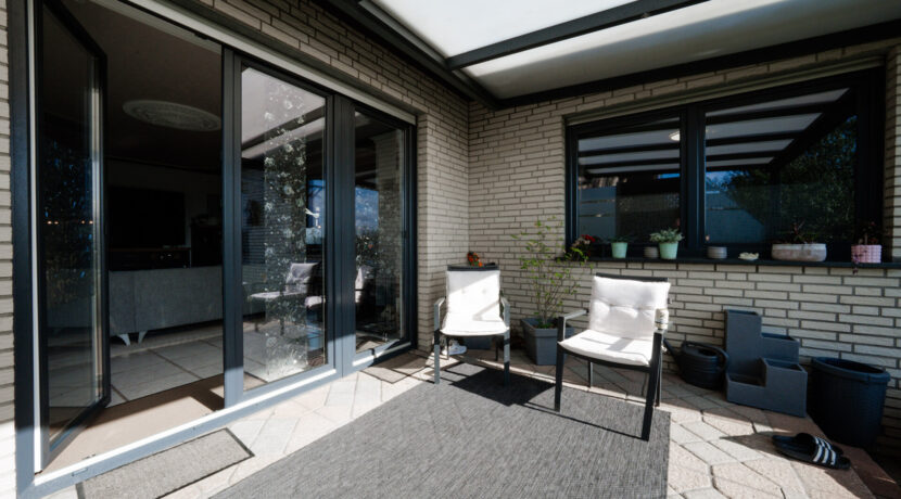 Überdachte Terrasse