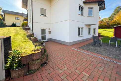 Eingang Untergeschosswohnung