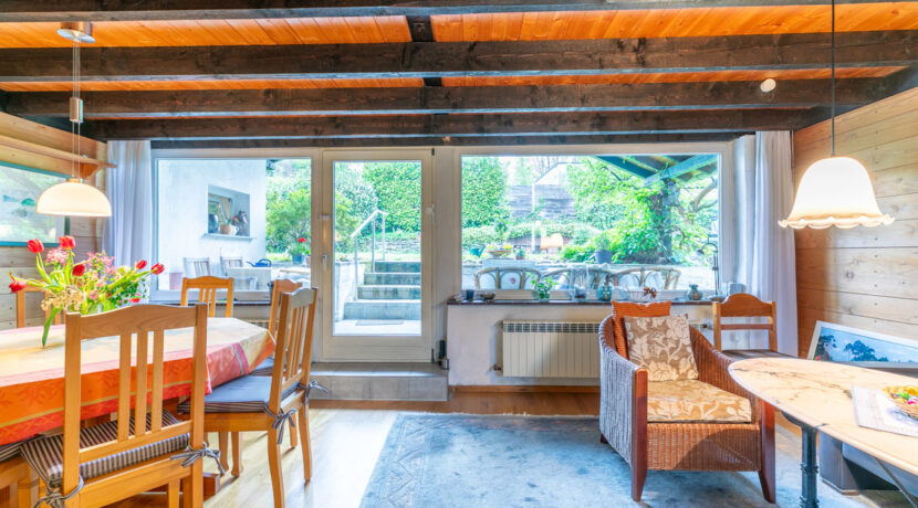 Blick auf die Terrasse