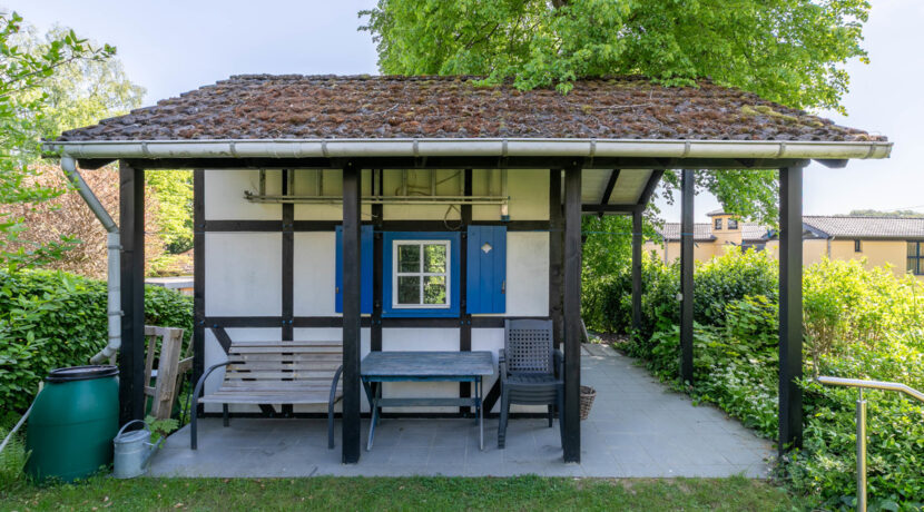 Gartenhaus im Fachwerkstil