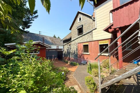 Hintere Gebäudeansicht