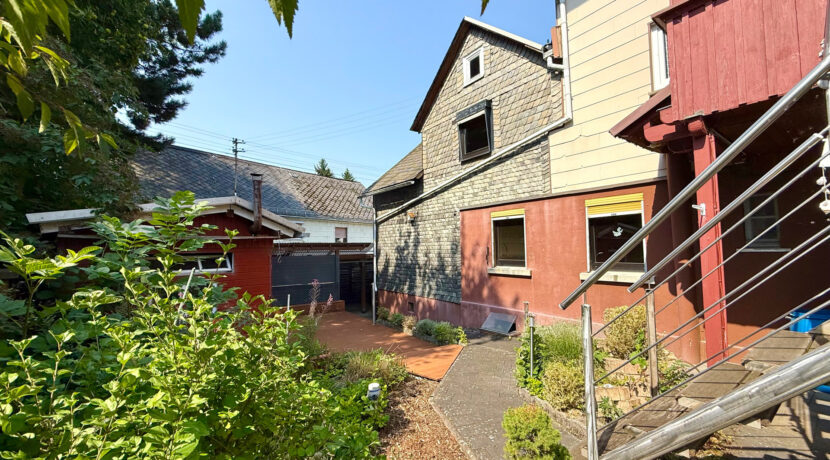 Hintere Gebäudeansicht